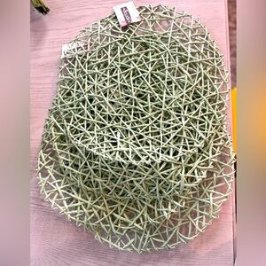 Set of 4 Spring Lattice Design Placemats-NWT